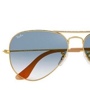 Ray-Ban Aviator Blue Gradient Sunglasses